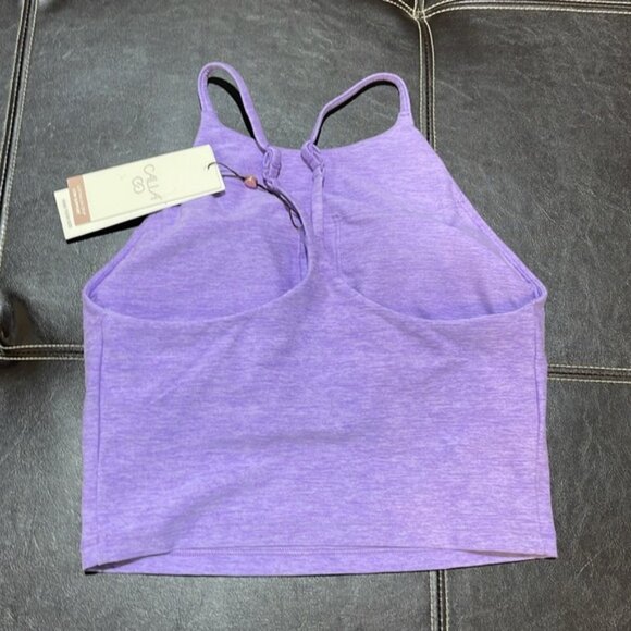 CALIA Women's LustraLux Cross Back Crop Top - Picture 8 of 13